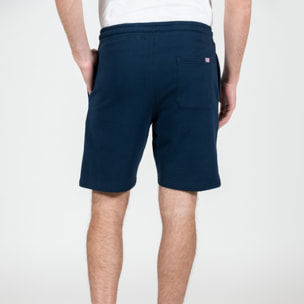 Bermuda con stampa logo french terry