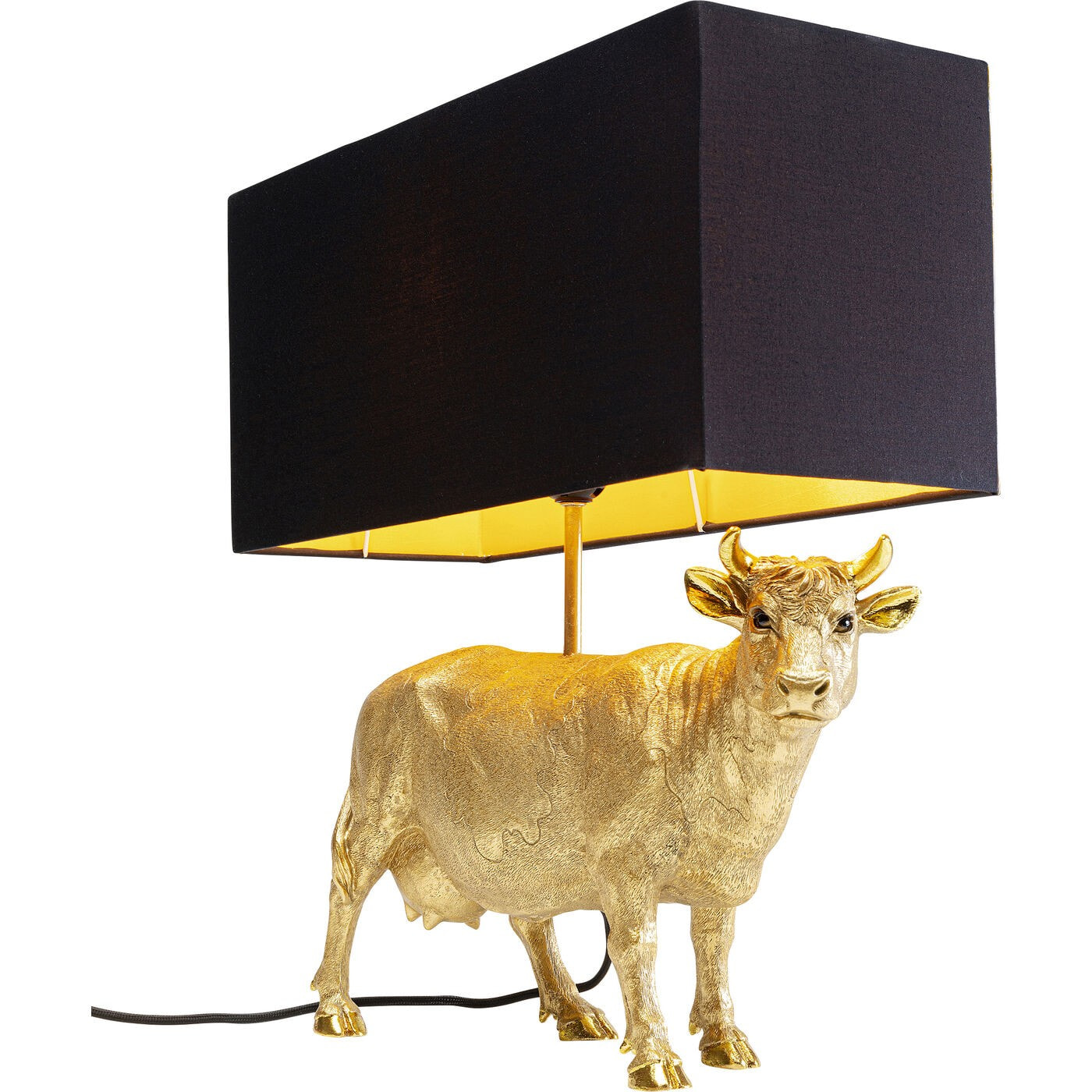 Lampe vache dorée Kare Design