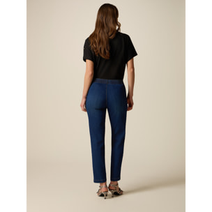 Oltre - Jeans chinos in denim - Blu