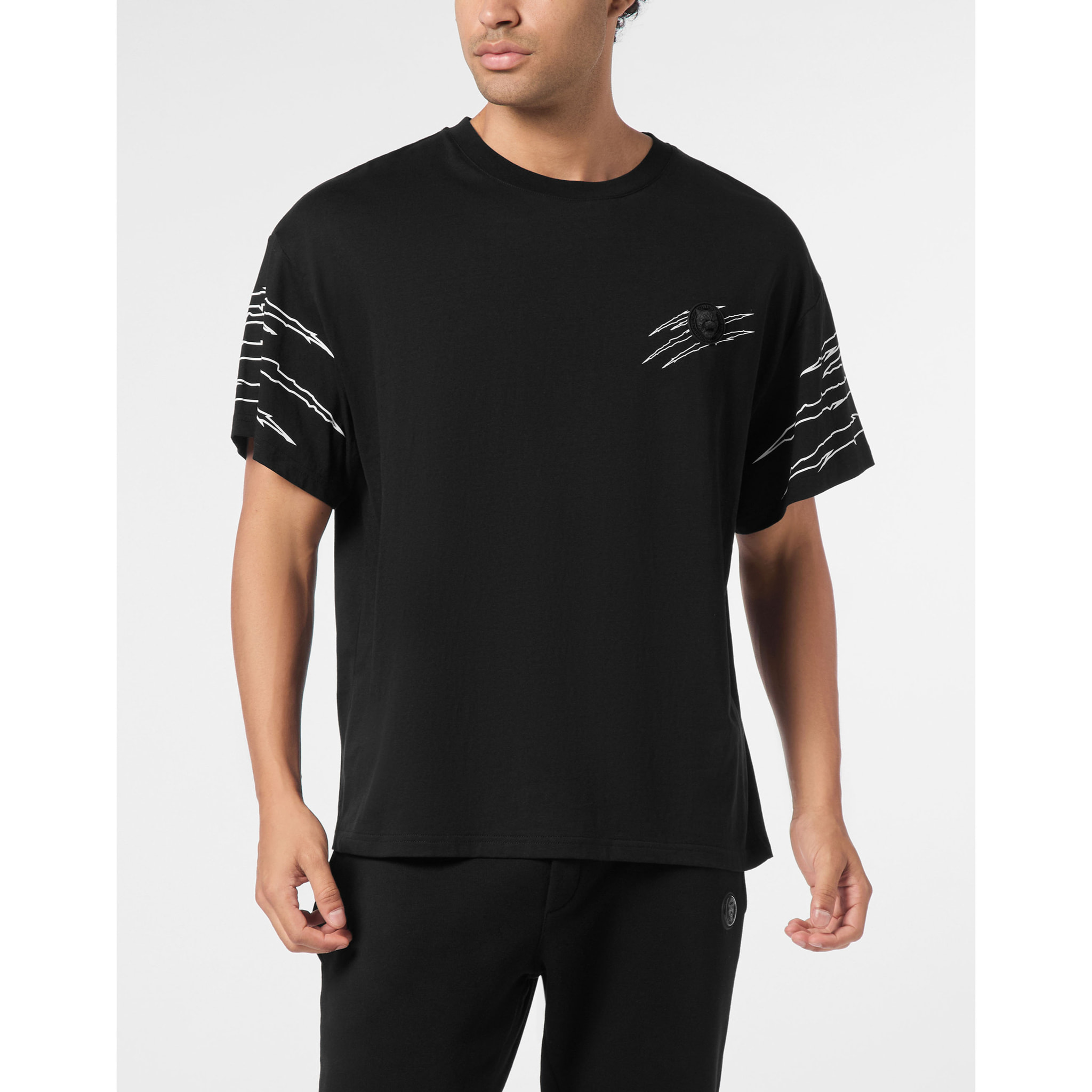 PLEIN SPORT Maglietta girocollo Ss SCRATCH