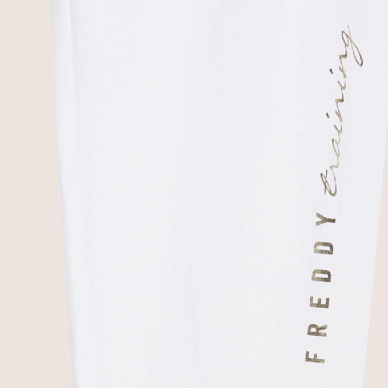 Pantaloni sportivi lunghezza 7/8 con risvolto