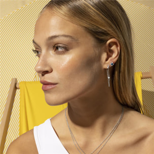 Pendientes Lux by Lux acabados plata