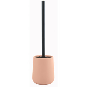 Brosse Wc avec support Céramique MAONIE Rose mat MSV