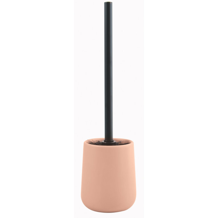 Brosse Wc avec support Céramique MAONIE Rose mat MSV