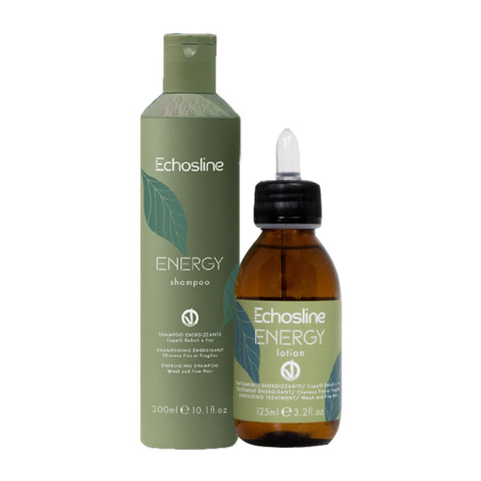 ECHOSLINE Kit Energy Shampoo 300ml + Lotion 125ml