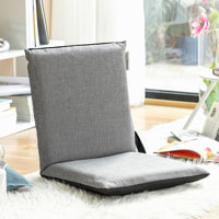 Sedia da pavimento reclinabile Sitinel - grigio - 40x6x82 cm