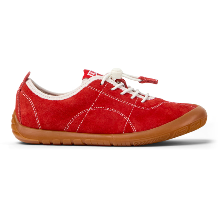 Sneakers - CAMPER Peu Path Kids - Rosso - Pelle nabuk