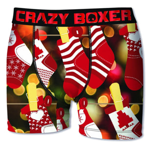Calzoncillos crazy boxer navidad para niño