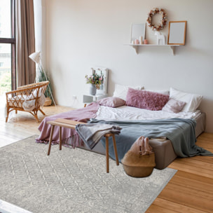 Tapis salon et chambre tissé motif ethnique PUKU