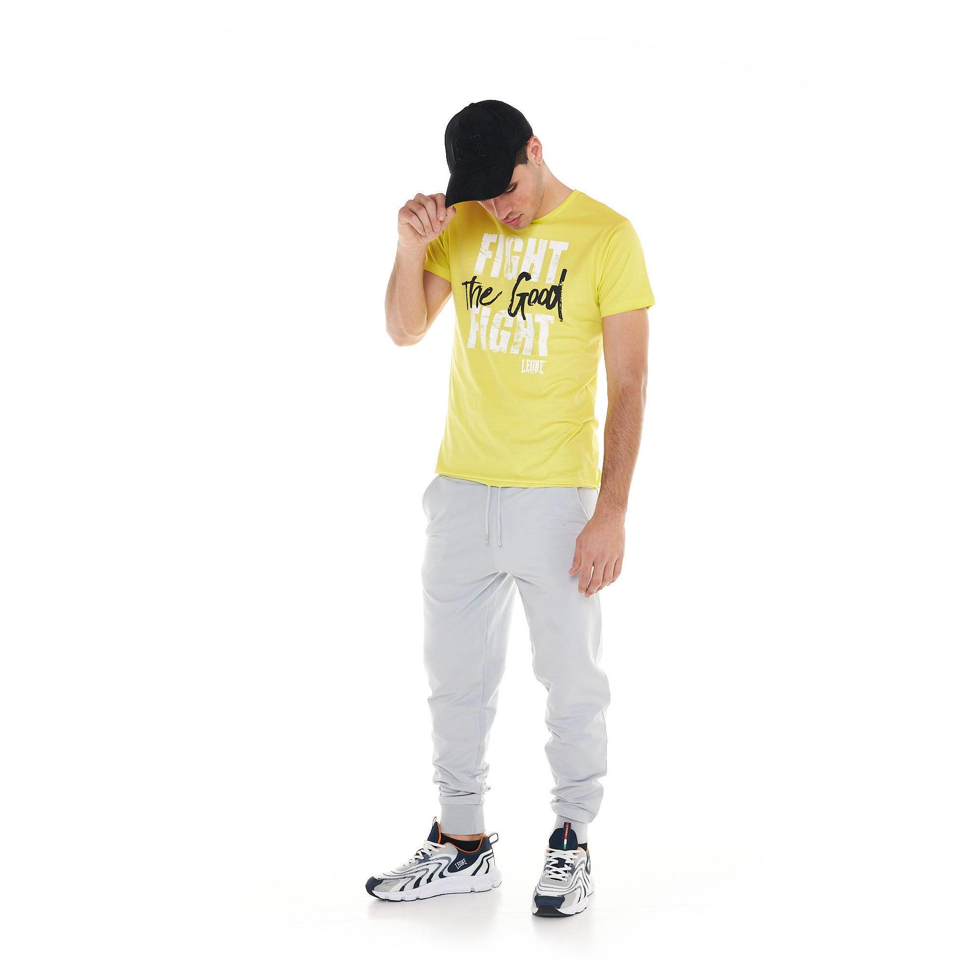 T-shirt da uomo stampa 'The good fight' Sporty