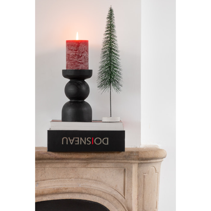 J-Line décoration Sapin De Noël Neige - plastique - vert - small