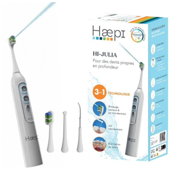 Brosse à dents électrique HAEPI Hi Julia WH