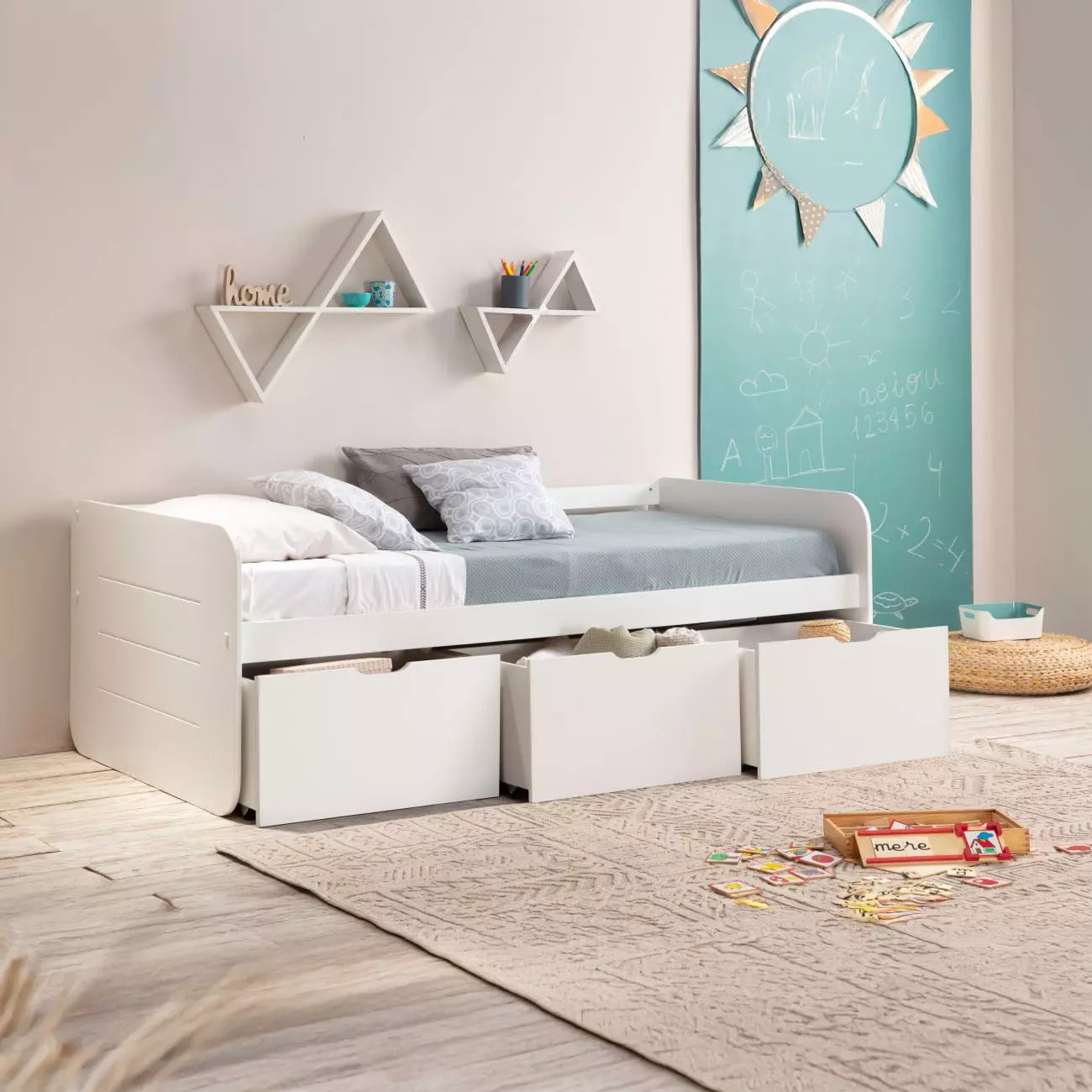 Cama juvenil Lille Blanco