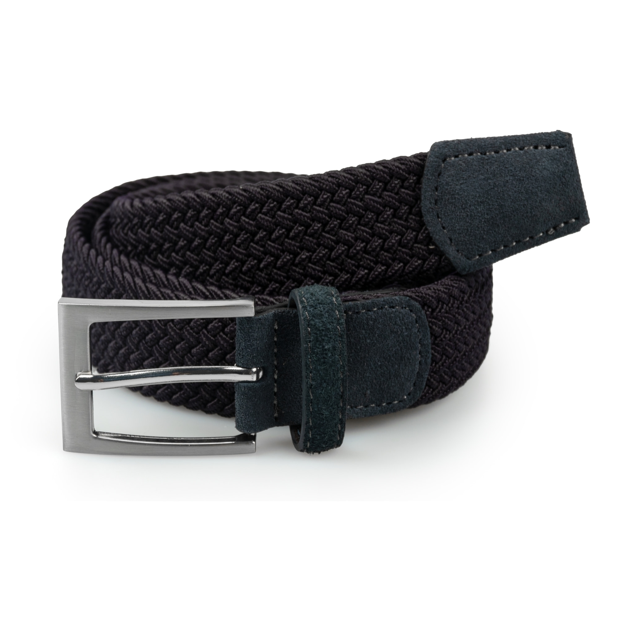 Cintura in pelle h.35 mm intreccio