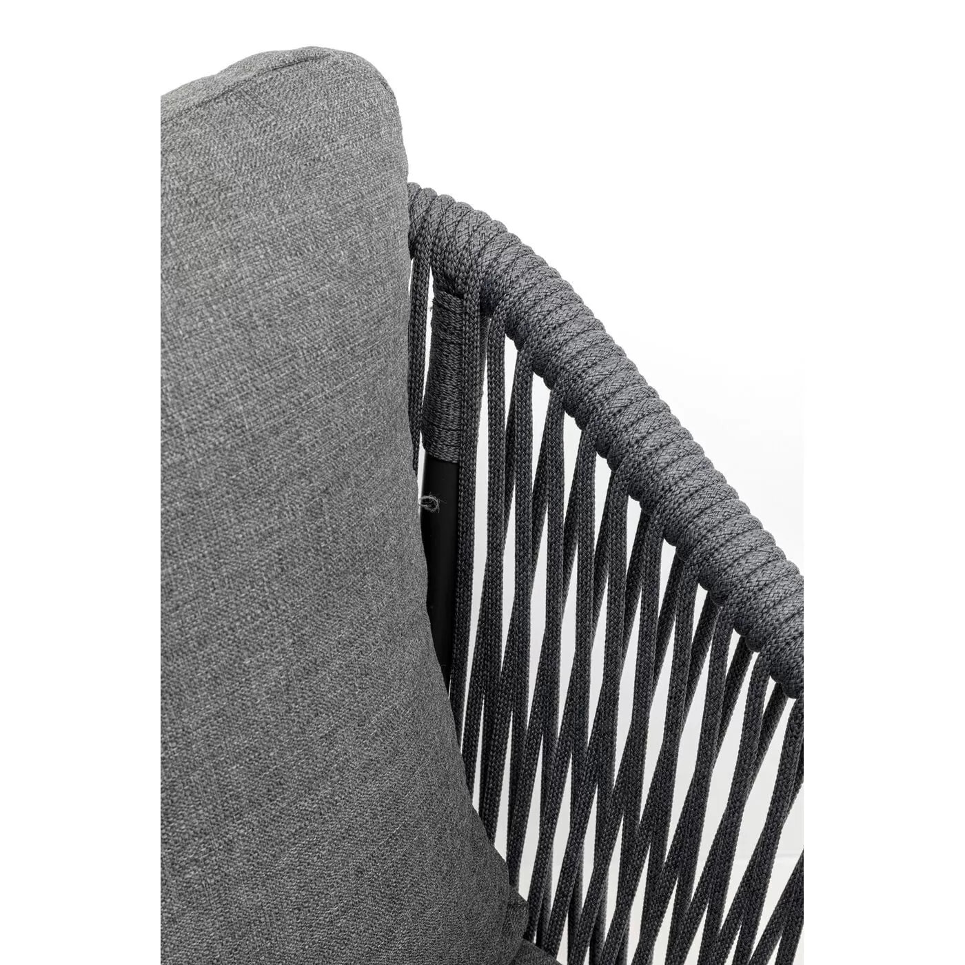 Chaise de jardin avec accoudoirs Cyprus grise Kare Design
