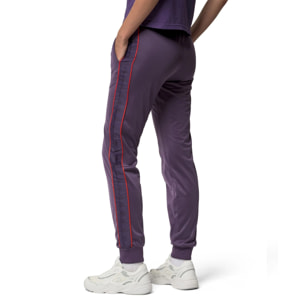 Kappa - Pantaloni Donna Viola - 222 Banda Wrastoria Slim