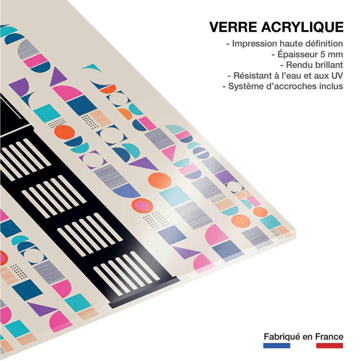 Tableau london big ben retro Tableau plexiglas