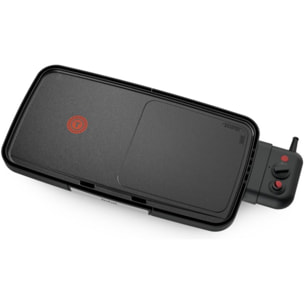 Plancha électrique TEFAL CB641810 noir à poser, 50x26 cm
