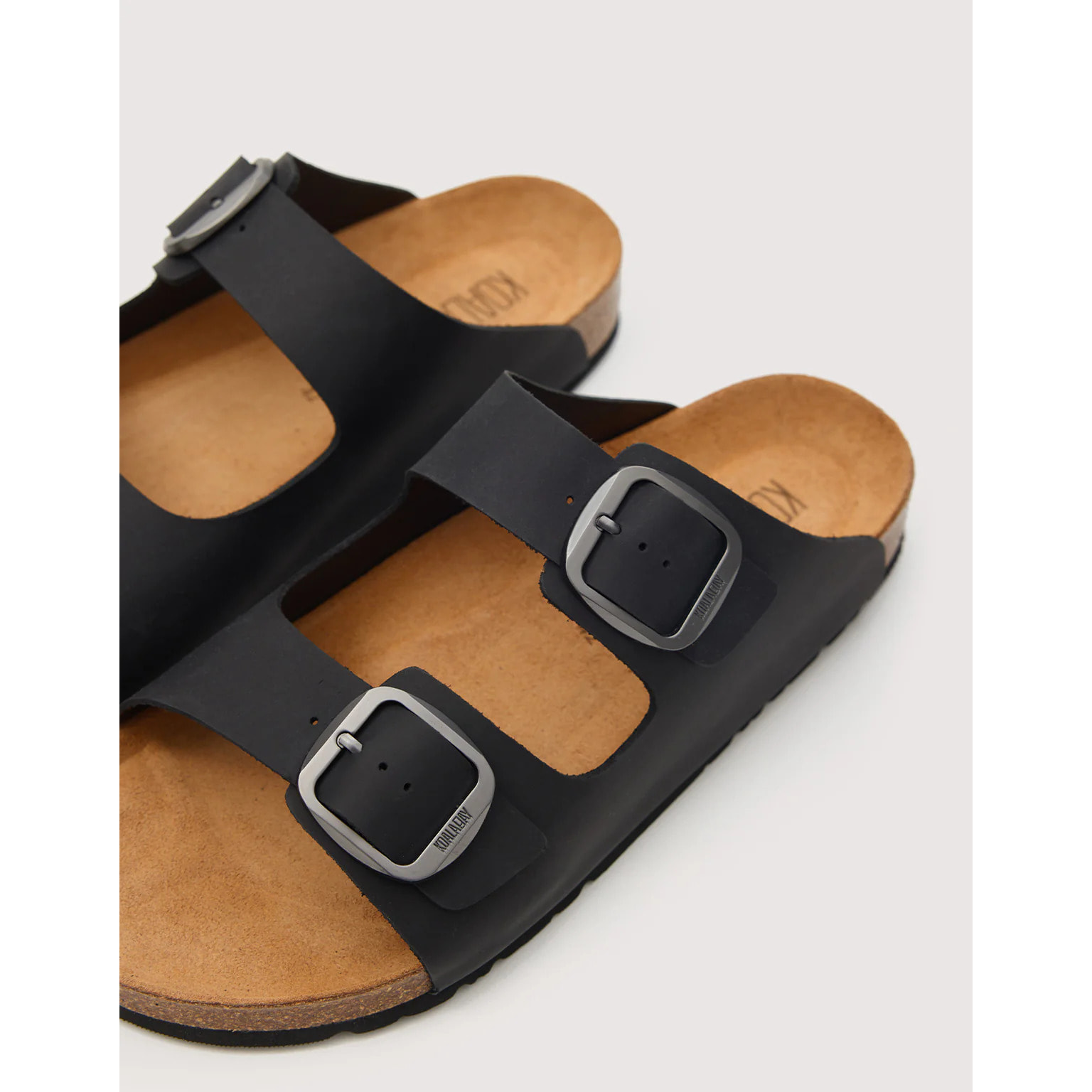 Sandalia Piel Bio Negro- Majestic