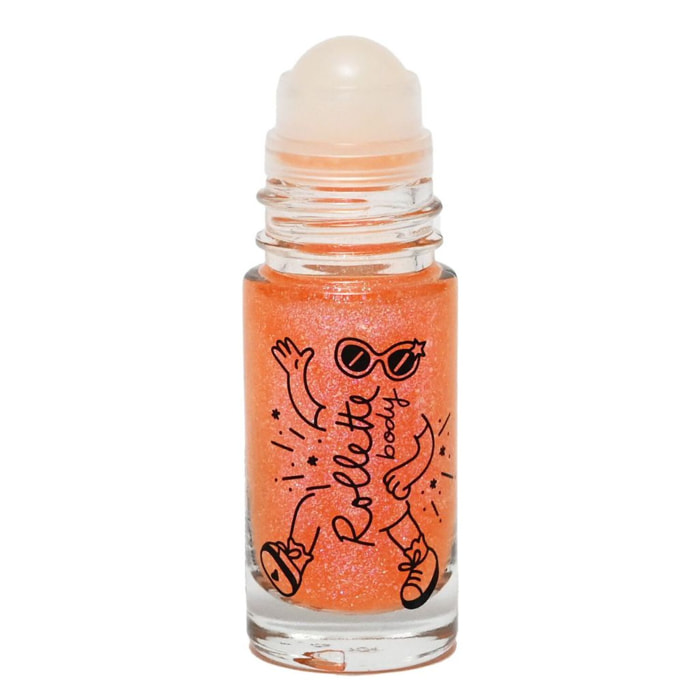 Rollette Body - Gel Corps Incolore et Pailleté pour Enfants à la Pêche
