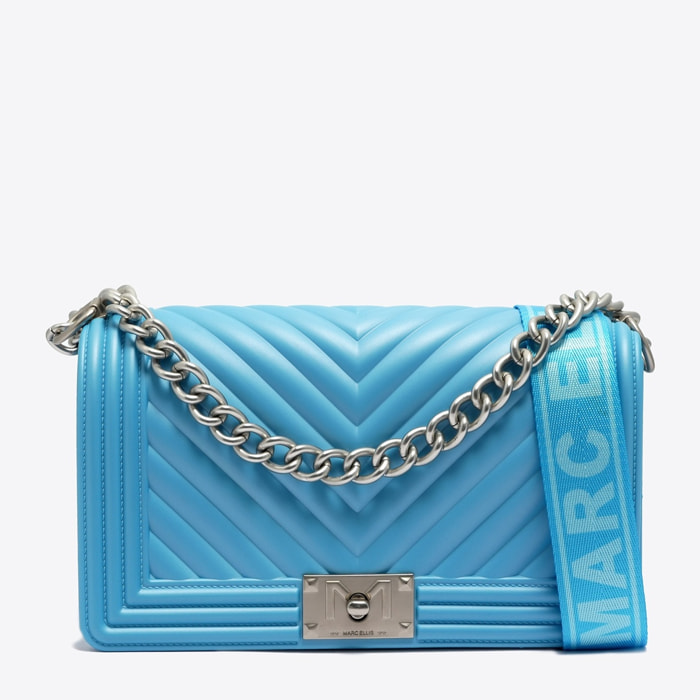 Borsa a mano da donna - Modello False - 100% PVC - 25.0 x 15.0 x 8.0 cm