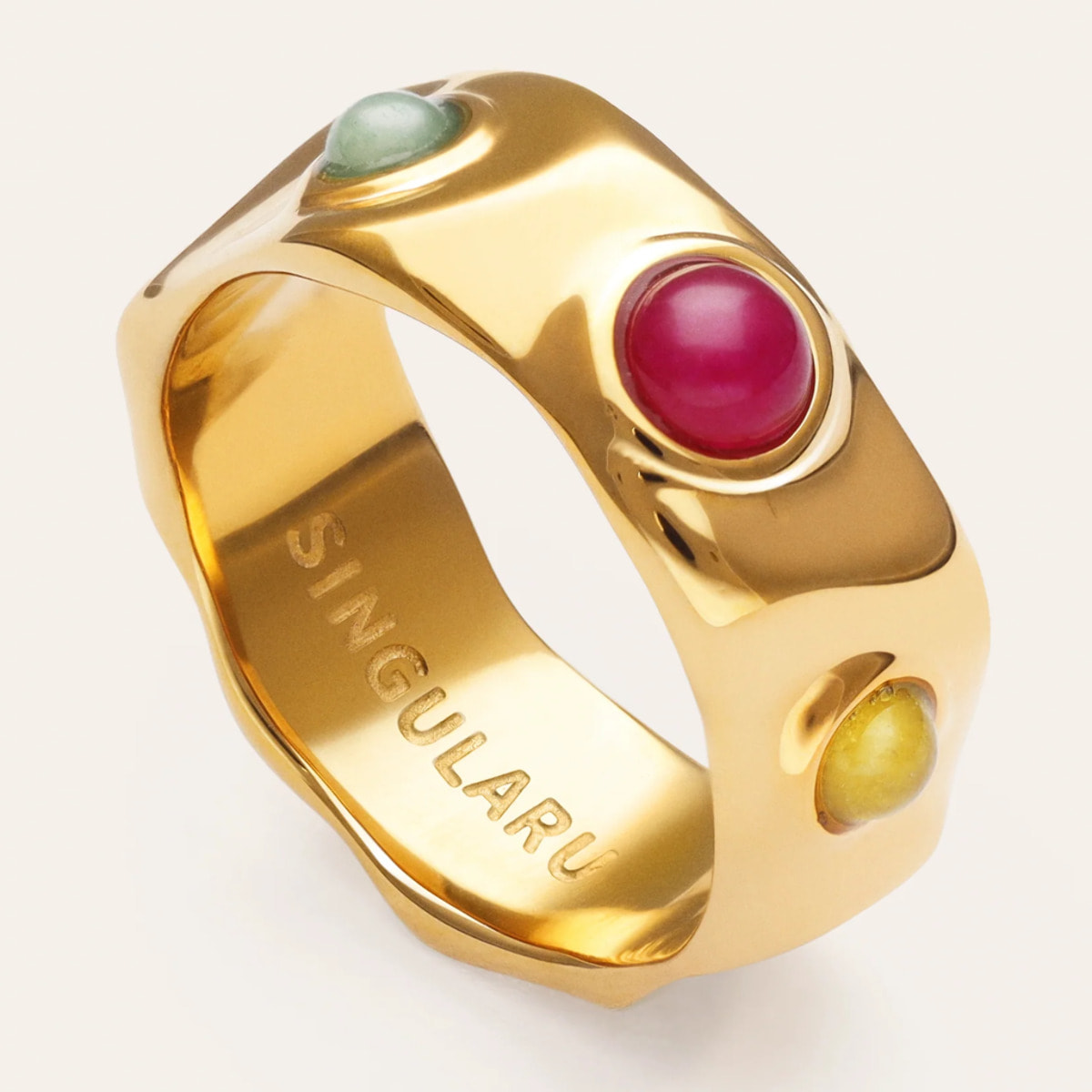 Anello Gina  Acciao Placcato Oro
