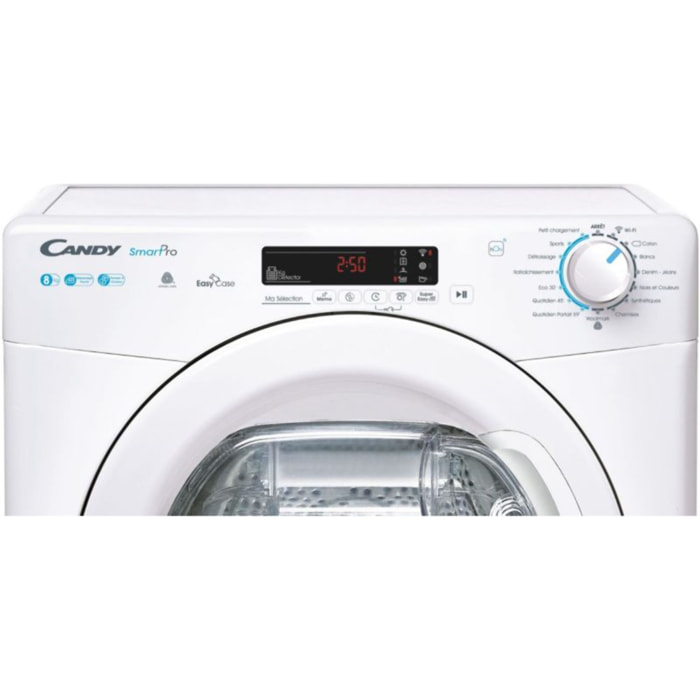 Sèche linge pompe à chaleur CANDY CSOE H8A2DE-47