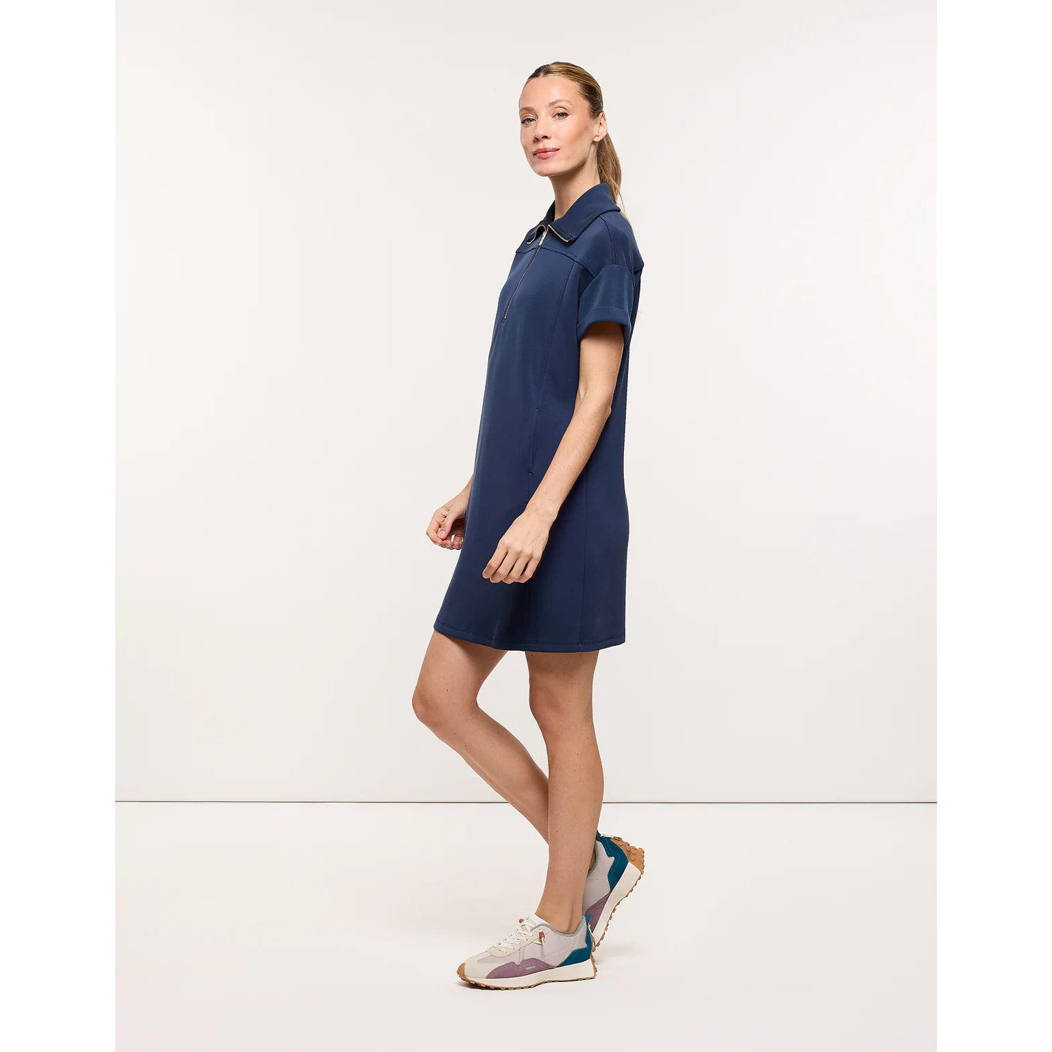 Vestido Corto Azul Marino - Elika