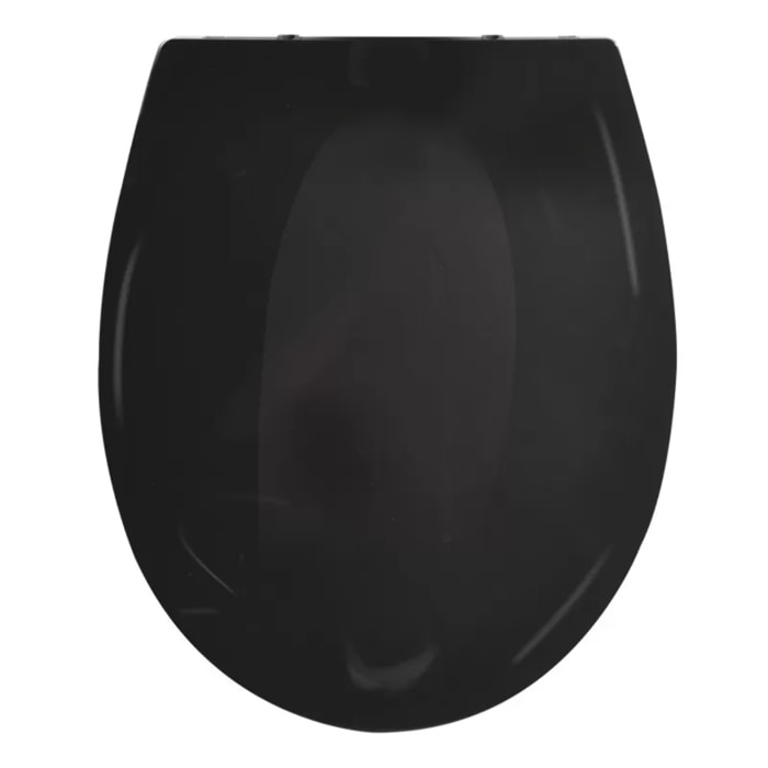 ABATTANT WC BROOKE  PP 100% RECYCLE NOIR BRILLANT SPIRELLA