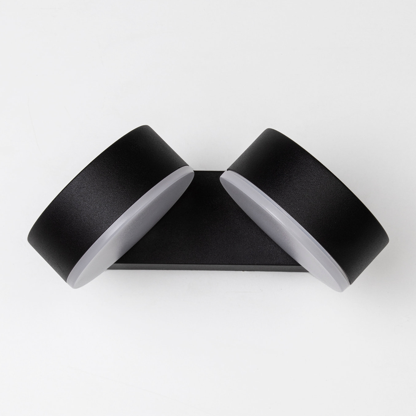 FORLIGHT Aplique LED Pale 21W IP54 Blanco Neutro 4000K, Regulable ON-OFF, Acabado Gris Urbano