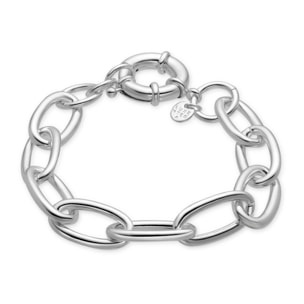 Pulsera acabada en rodio