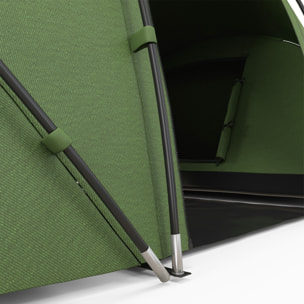 Tienda de Campaña Familiar para 4-6 Personas Tienda Camping Plegable Ligera con Bolsa de Transporte Impermeable para Playa Parque Senderismo 430x240x170 cm Verde
