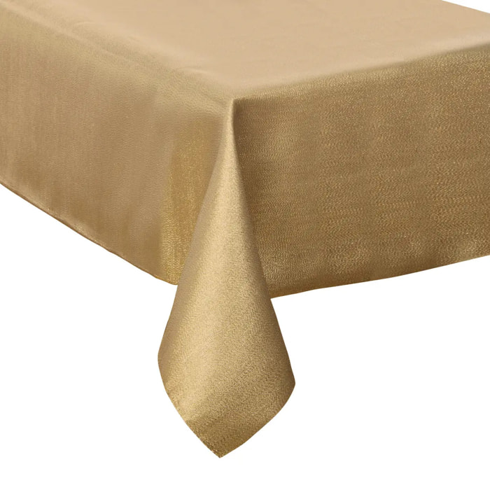 Nappe pailletée 140x360cm or