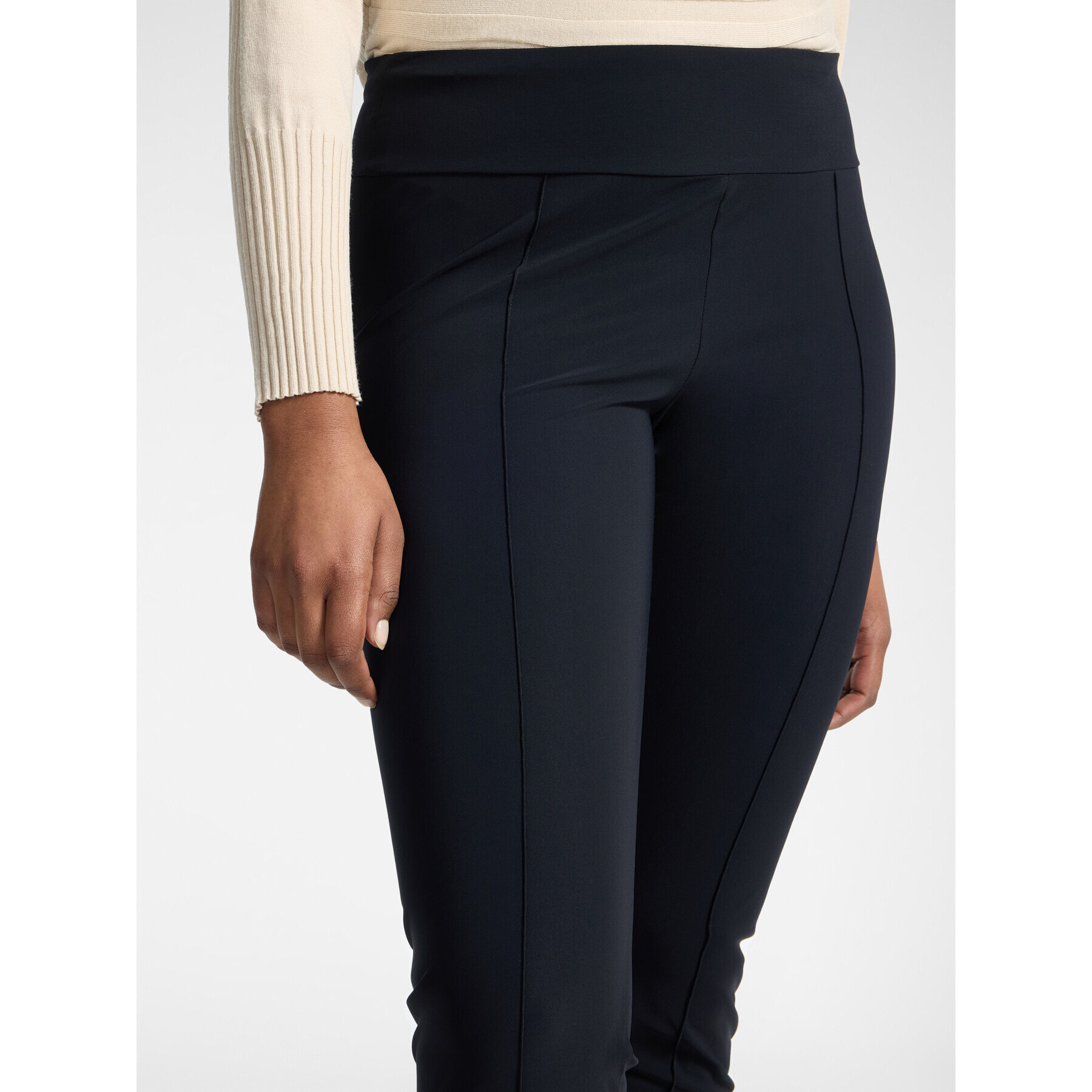 Elena Mirò - Leggings de punto jersey - Negro