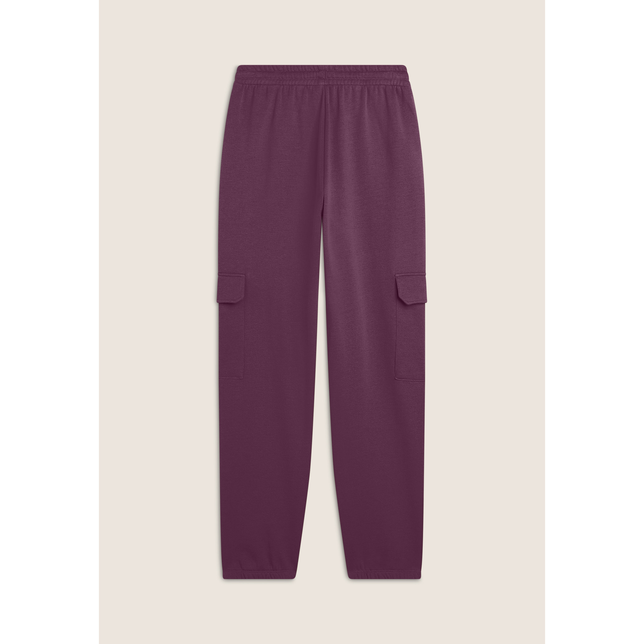 Pantalone cargo da donna comfort fit in felpa