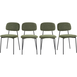 Lot de 4 chaises - LORIE