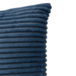 Coussin Arum bleu encre 38x38cm