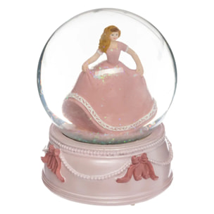 Boule à neige musicale princesse D.10cm