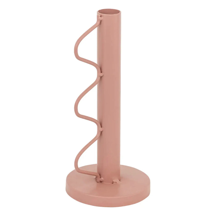 Bougeoir Wavy bliss métal H20cm