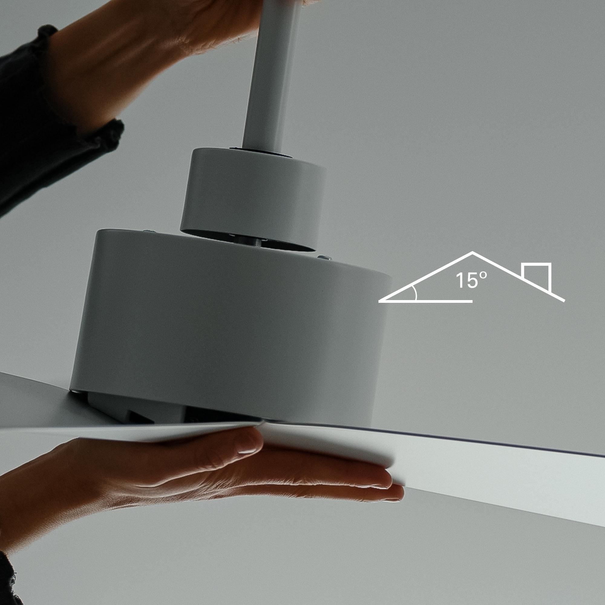 FORLIGHT Ventilador IP20 Lace Blanco Blanco