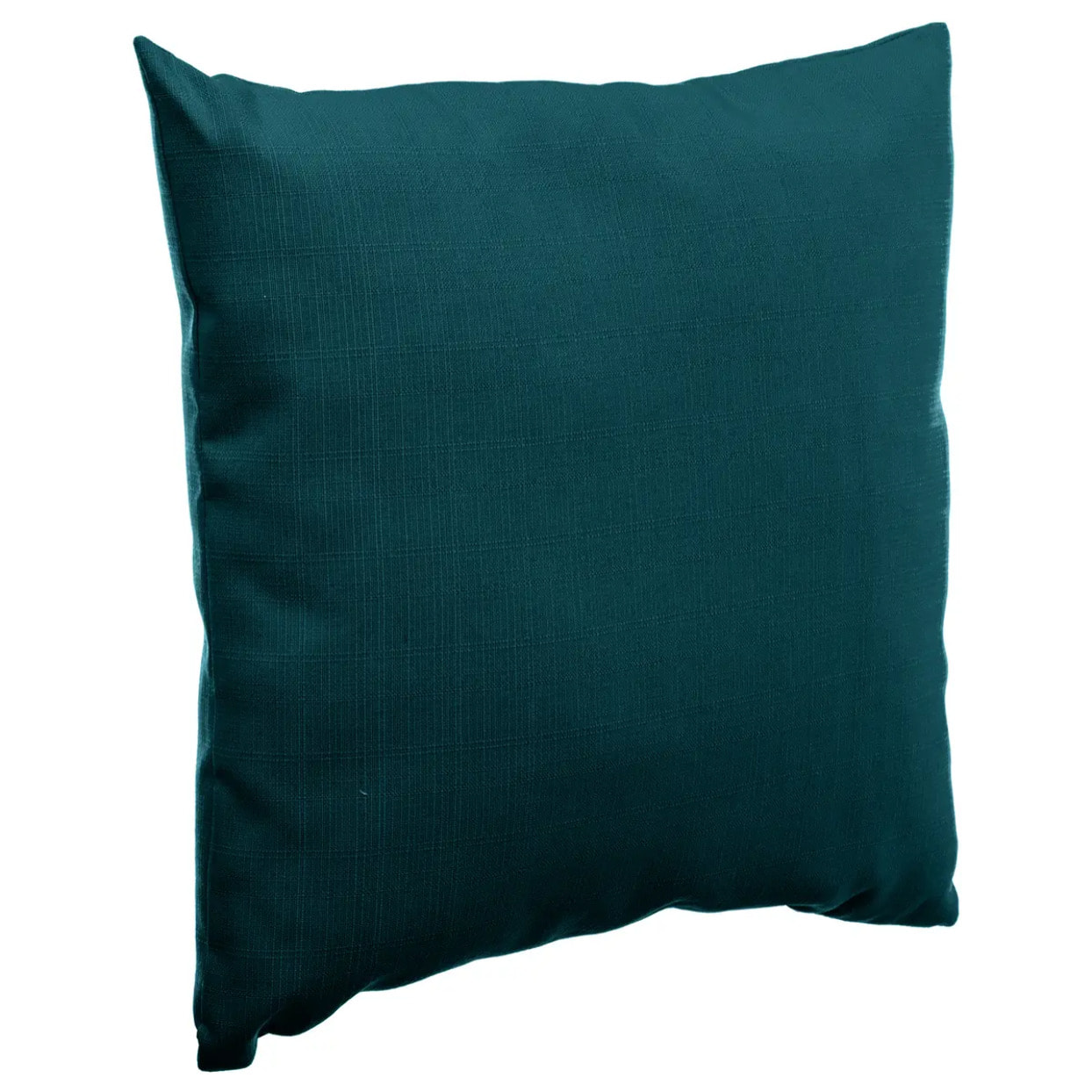 Coussin déco d'extérieur "Korai" bleu canard 40x40cm en polyester