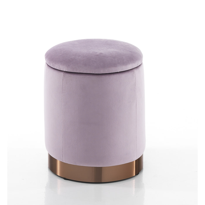 Tomasucci Pouf imbottito contenitore DIDO PINK multicolore