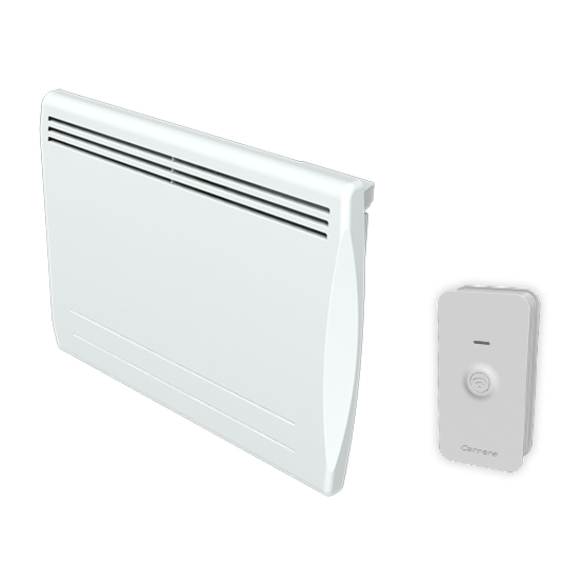 Radiateur électrique LCD céramique blanc 1000W Connecté