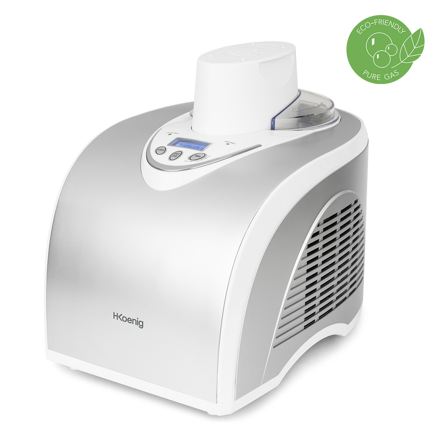 Máquina Para Hacer Helados Con Compresor, 135 W, 1 Litro.