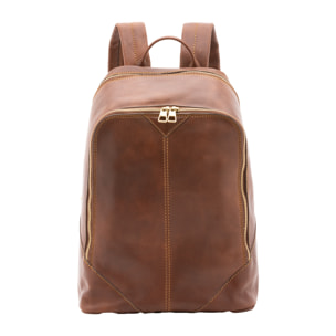 Zaino  unisex In Vera pelle Made in Italy 30x46x17 cm