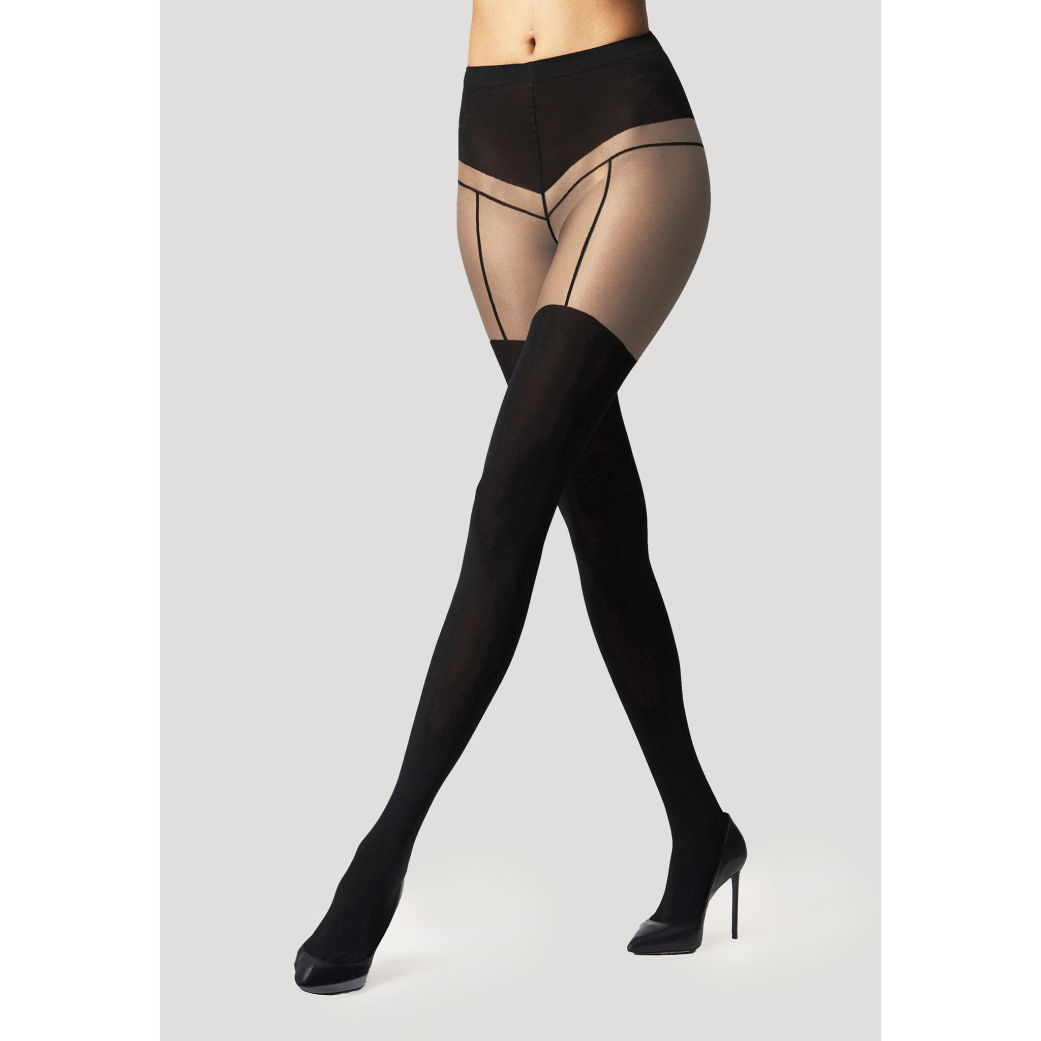 Collant Garter Belt Tights