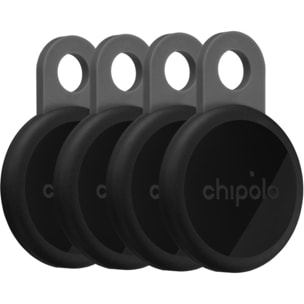 Tracker GPS CHIPOLO Loop x4 rechargeable USBC noir