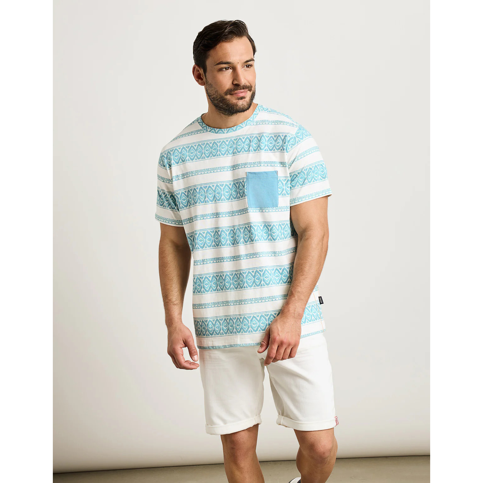 Camiseta Manga Corta Turquesa - Ilovix