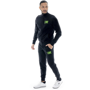 Chándal de hombre Leone HJ de algodón no perchado con cuello y cremallera