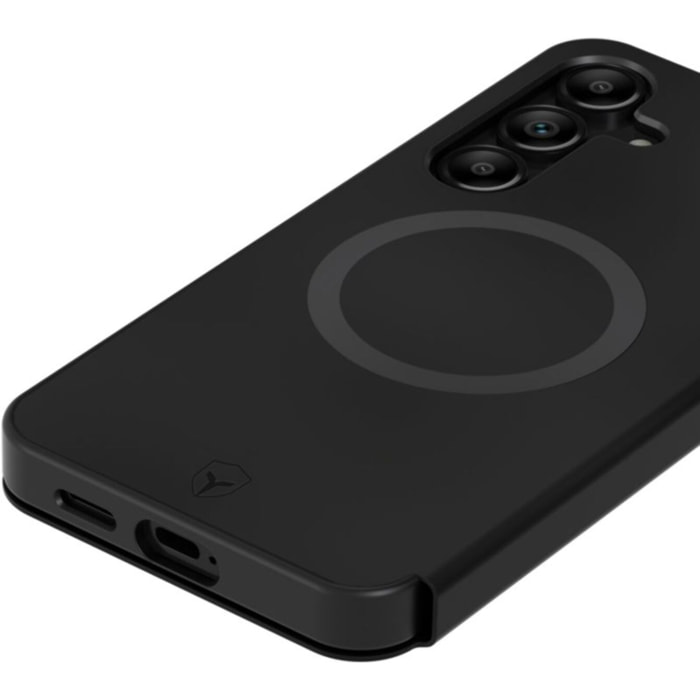 Coque étui FORCE CASE Samsung S25 Magnet Noir
